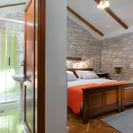 Nyaraló Mediterranes Steinhaus Mit Privatpool, Sauna, Meerblick, Kamin, Sommerkueche *